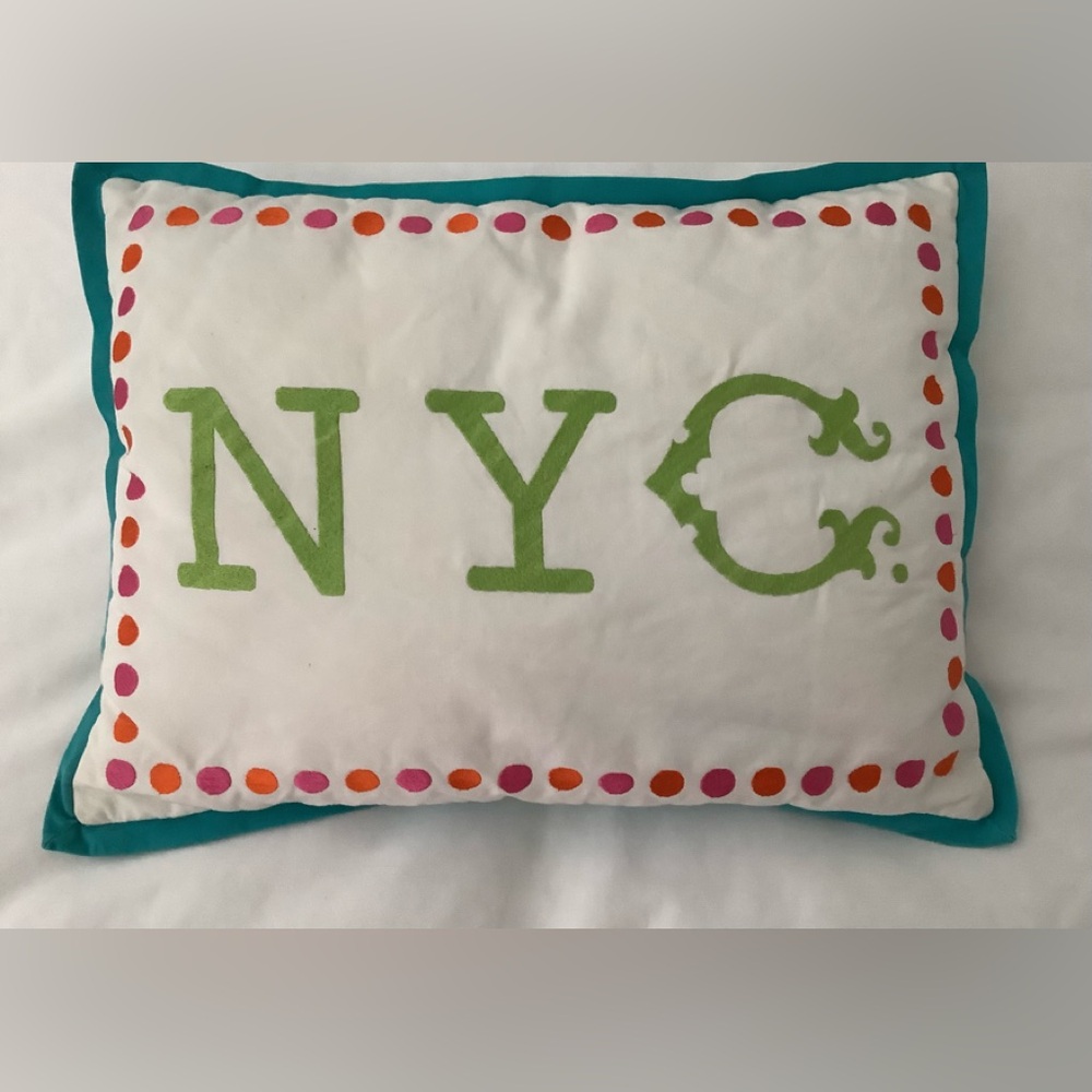 C. WONDER RARE NYC PILLOW
